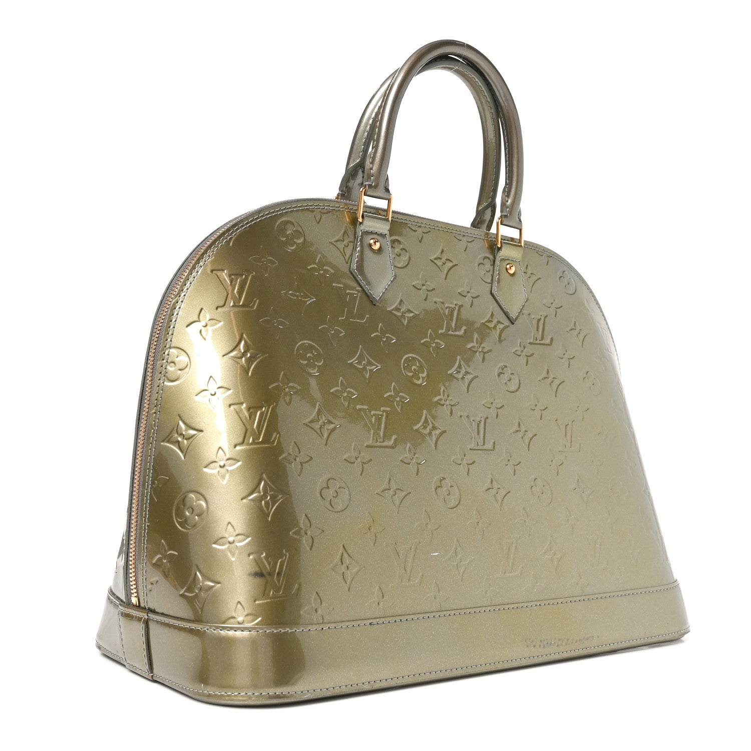 Louis Vuitton Vernis Alma MM Givre 3 of 9