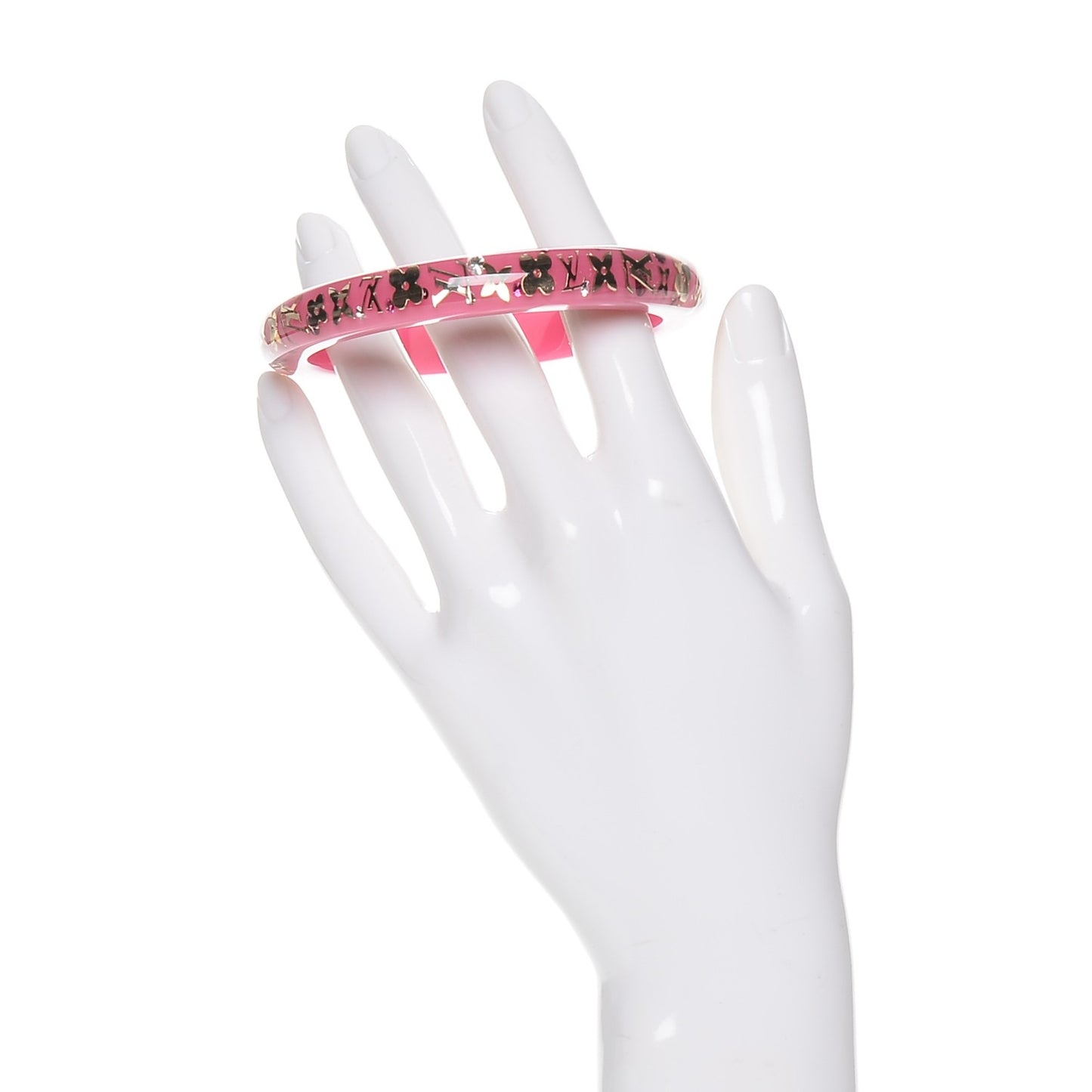 Resin Swarovski Inclusion Bracelet PM Framboise