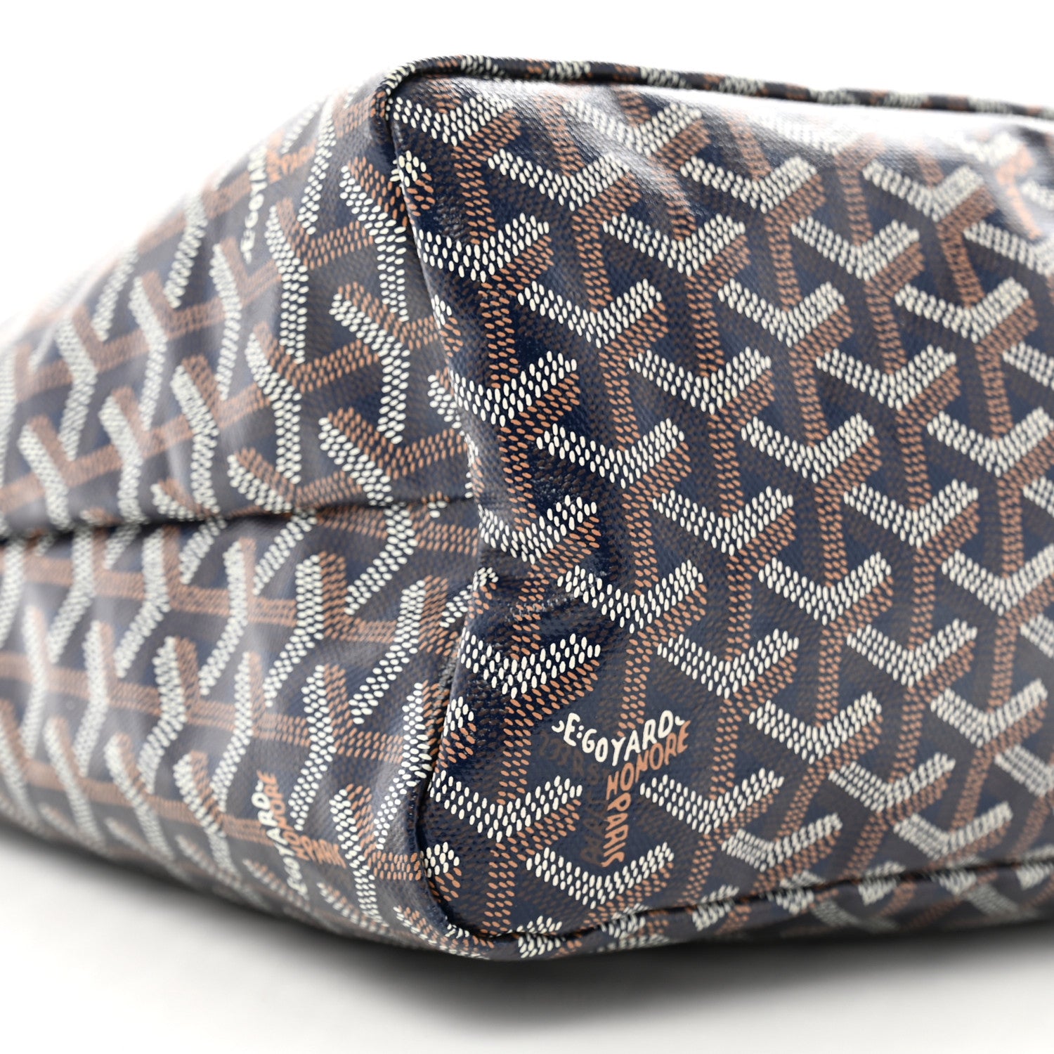 Goyard Goyardine Boheme Hobo Navy Blue 10 of 11