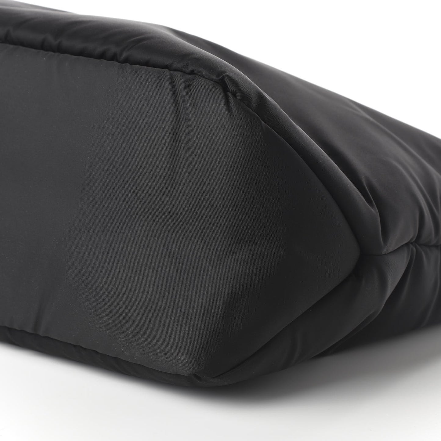 Tessuto Nylon Soft Padded Medium Shopping Tote Black
