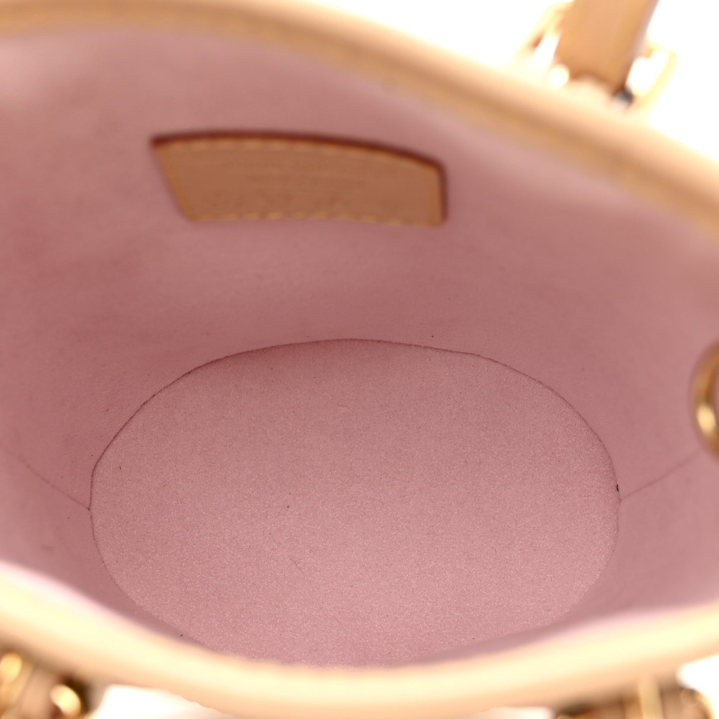 LV X TM Monogram Cherry Blossom Nano Bucket Sakura Brown