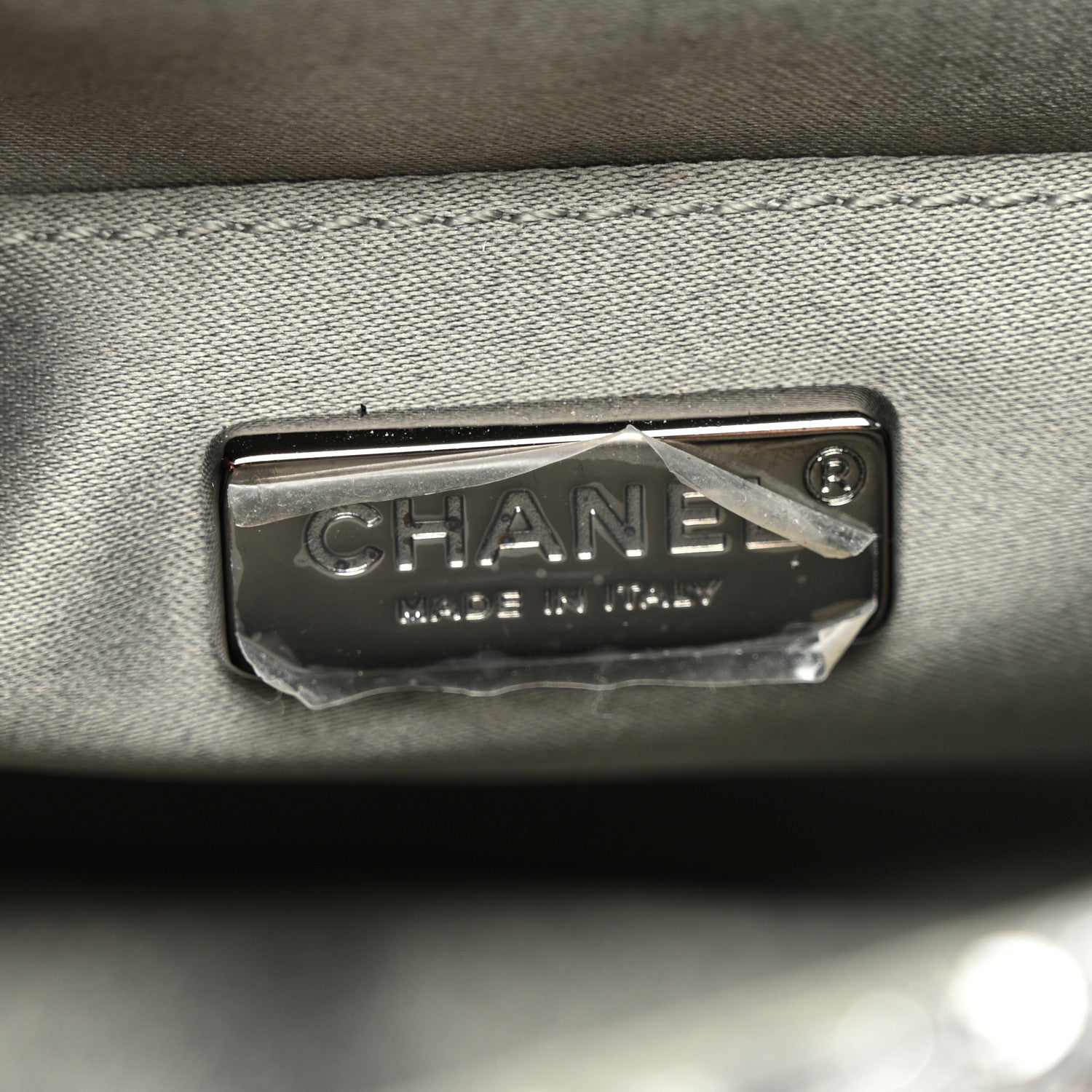 Chanel Sequin Mini Square Flap Silver 6 of 12