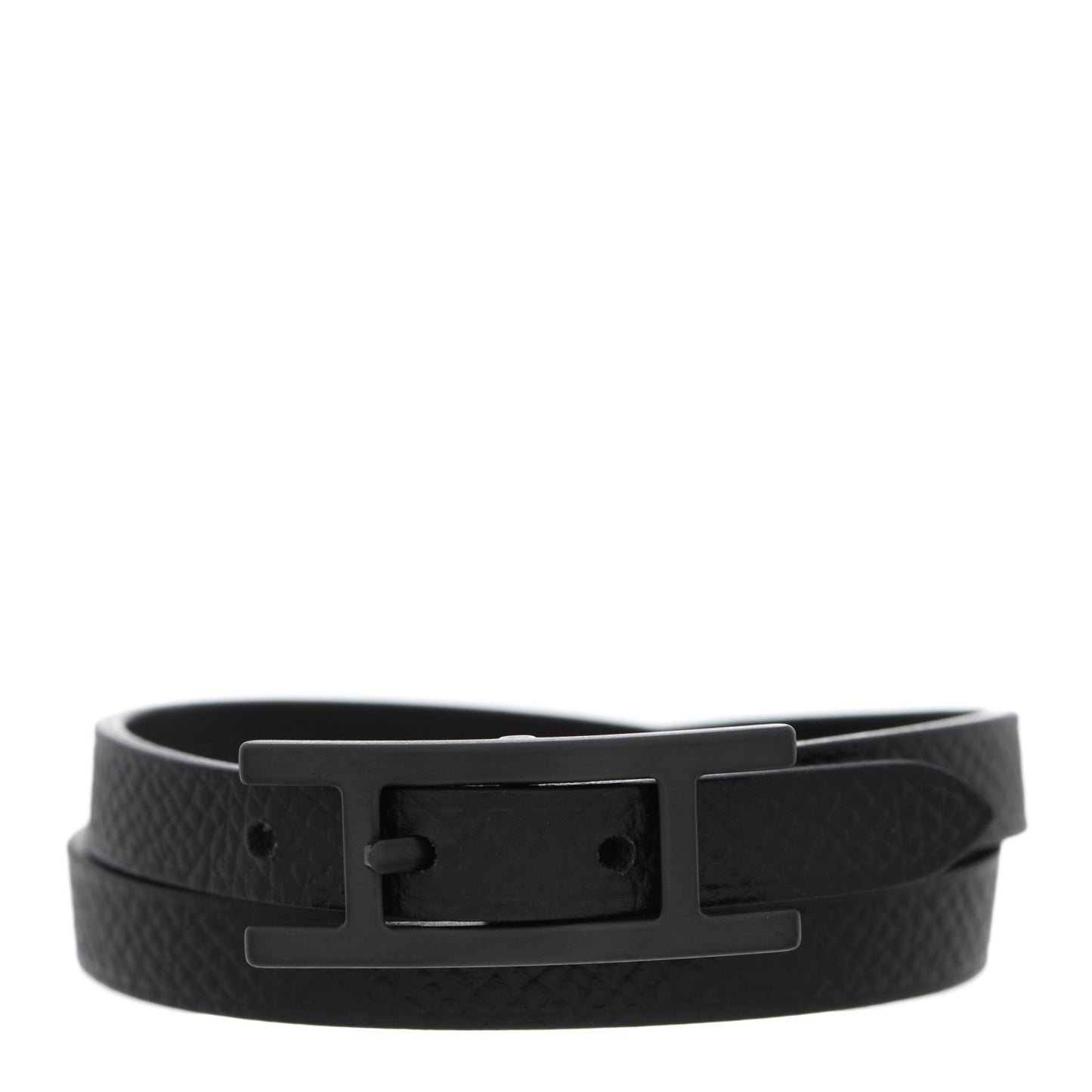 Epsom Behapi Double Tour Bracelet Black