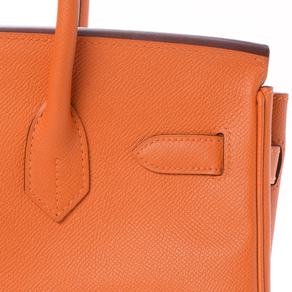 Hermes Epsom Birkin 30 Orange 22 of 36