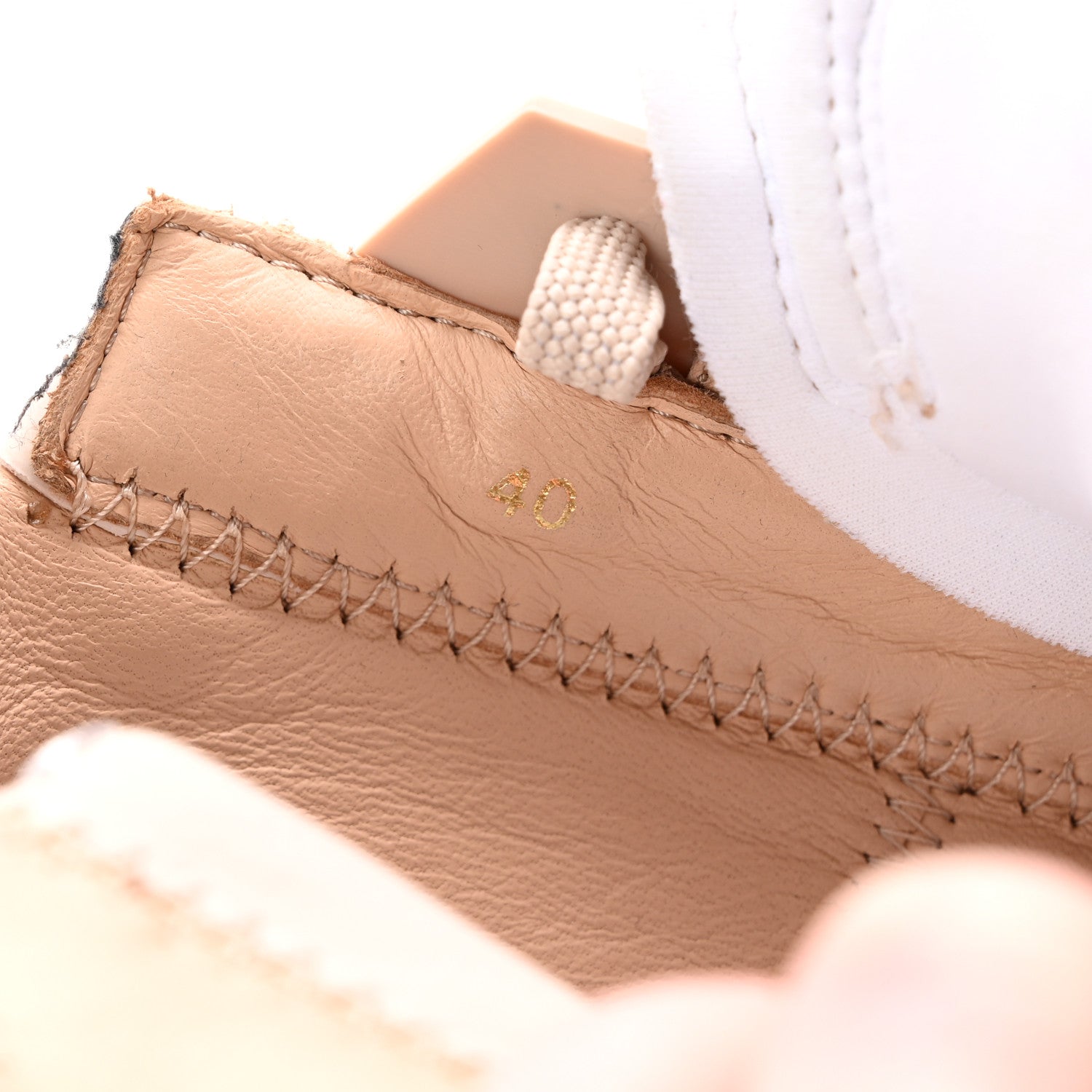 Fendi Vitello Fendi Flow Low Top Sneakers 40 Poudre 9 of 14