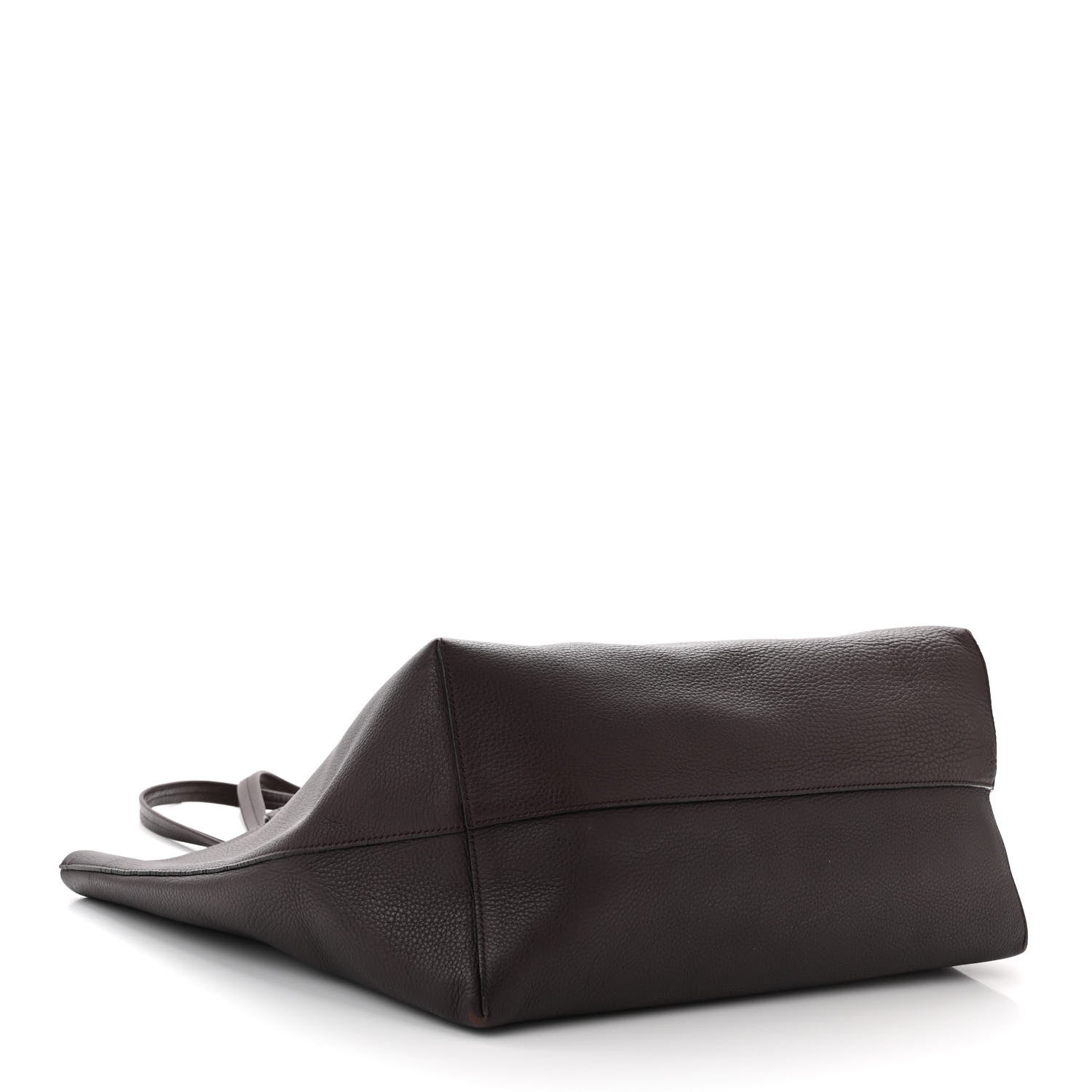 The Row Grained Calfskin Park Tote Three Eggplant 5 of 10