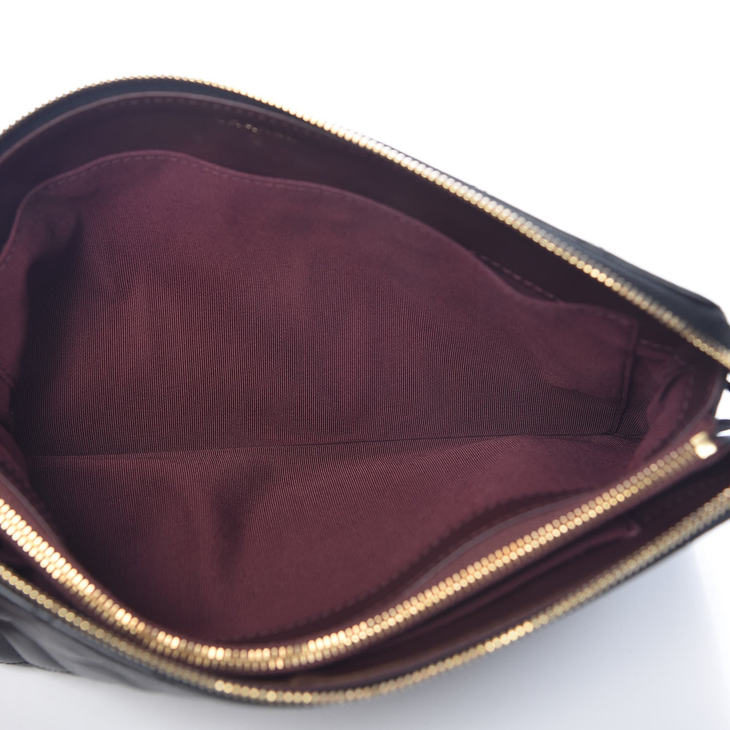 Chanel Lambskin Quilted Small Zipped Pouch Black 6 of 12