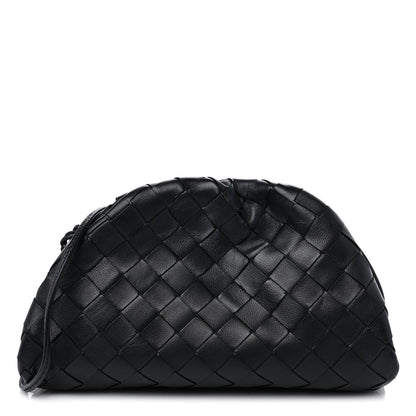 Bottega Veneta Nappa Intrecciato The Mini Pouch Black 1 of 8