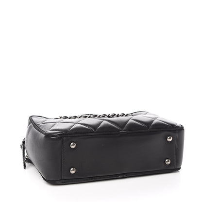 Chanel Calfskin Quilted Small Ballerine Camera Case Black 4 of 11