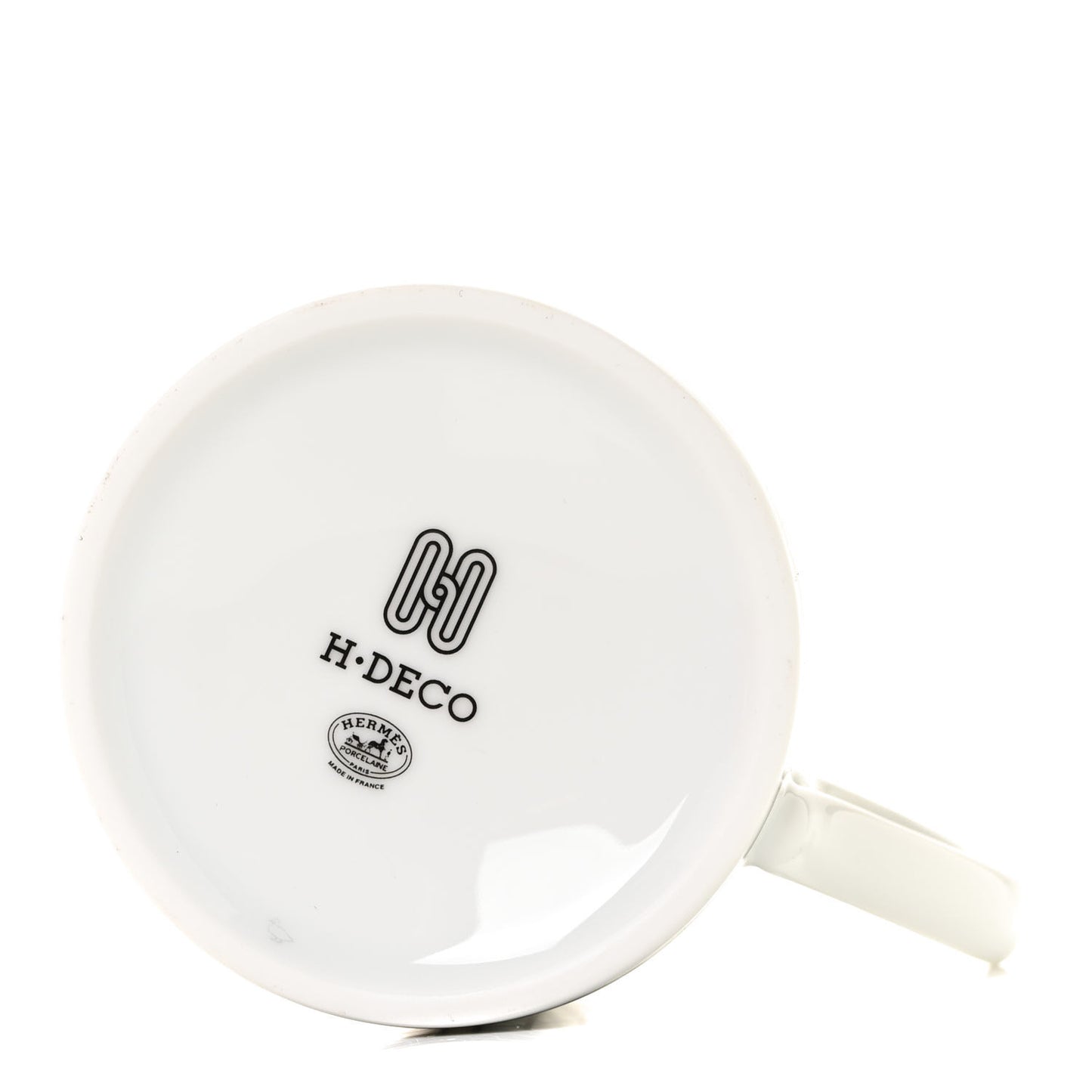 Porcelain H Deco Mug