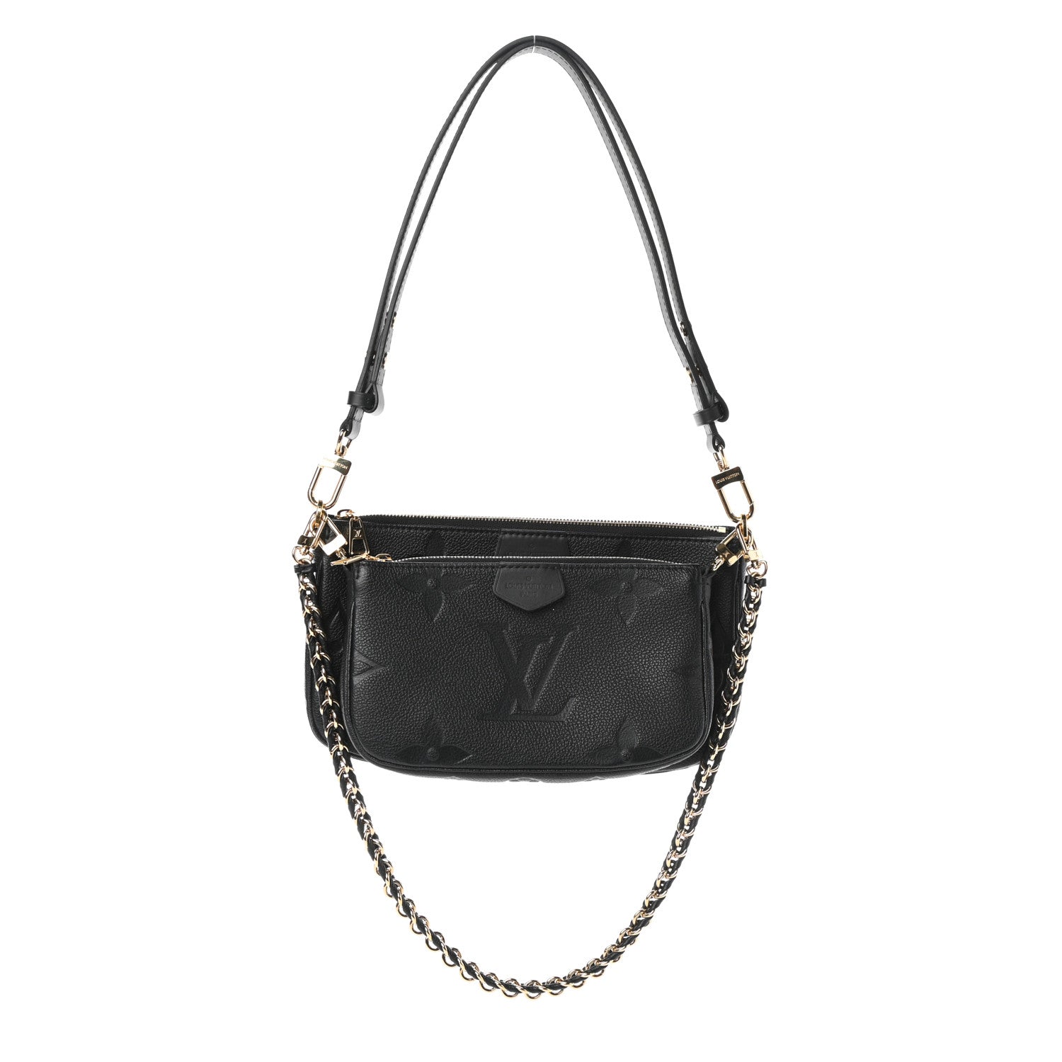 Louis Vuitton Empreinte Monogram Giant Multi Pochette Accessories Black 1 of 8