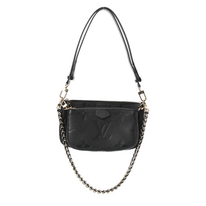 Louis Vuitton Empreinte Monogram Giant Multi Pochette Accessories Black 1 of 8