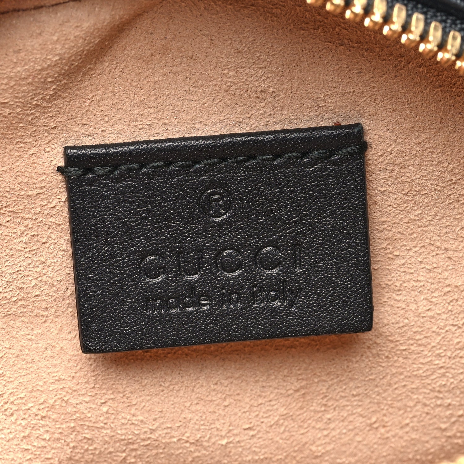 Gucci Suede Patent Web Mini Ophidia Round Shoulder Bag Black 6 of 10