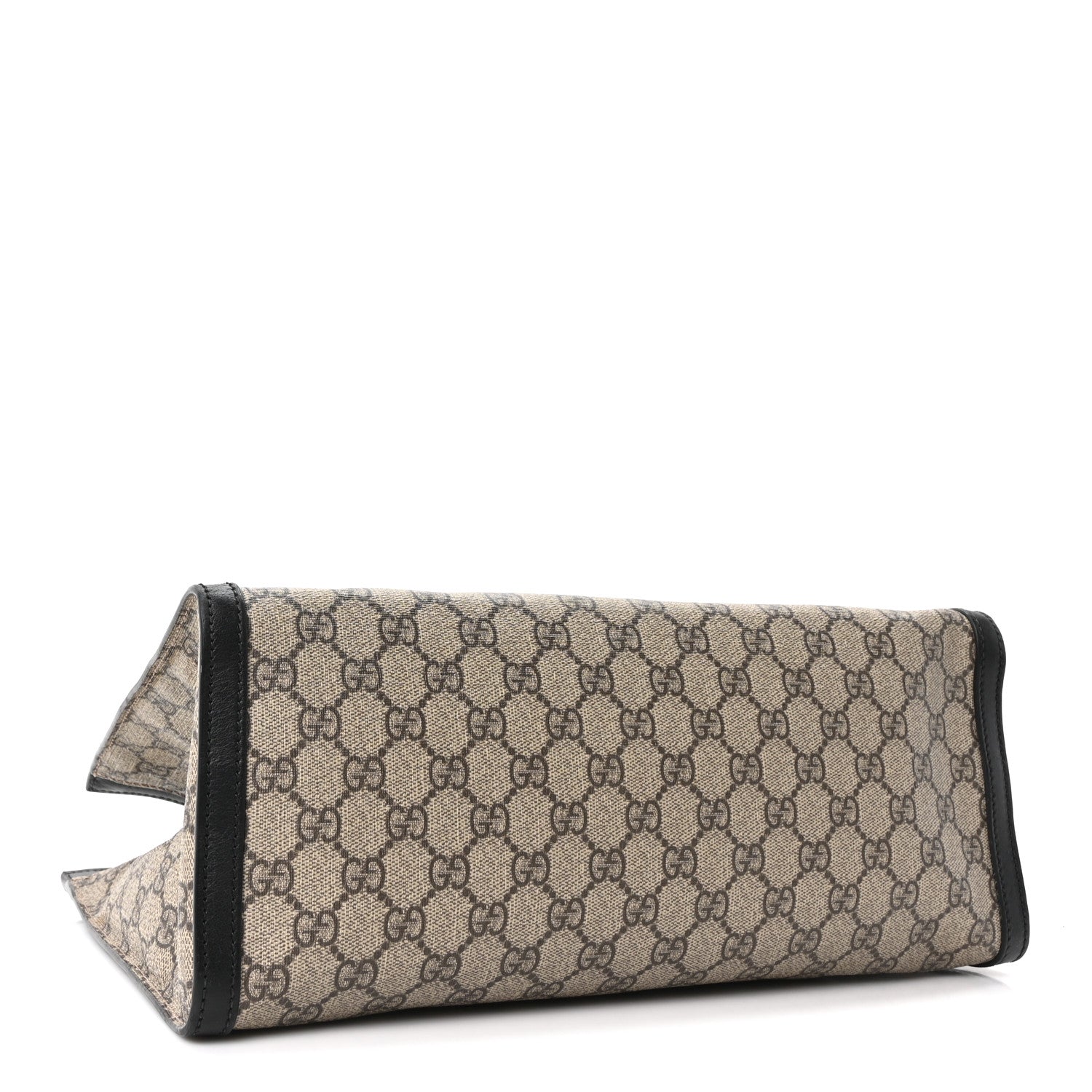 Gucci GG Supreme Monogram Medium Padlock Tote Black 4 of 10