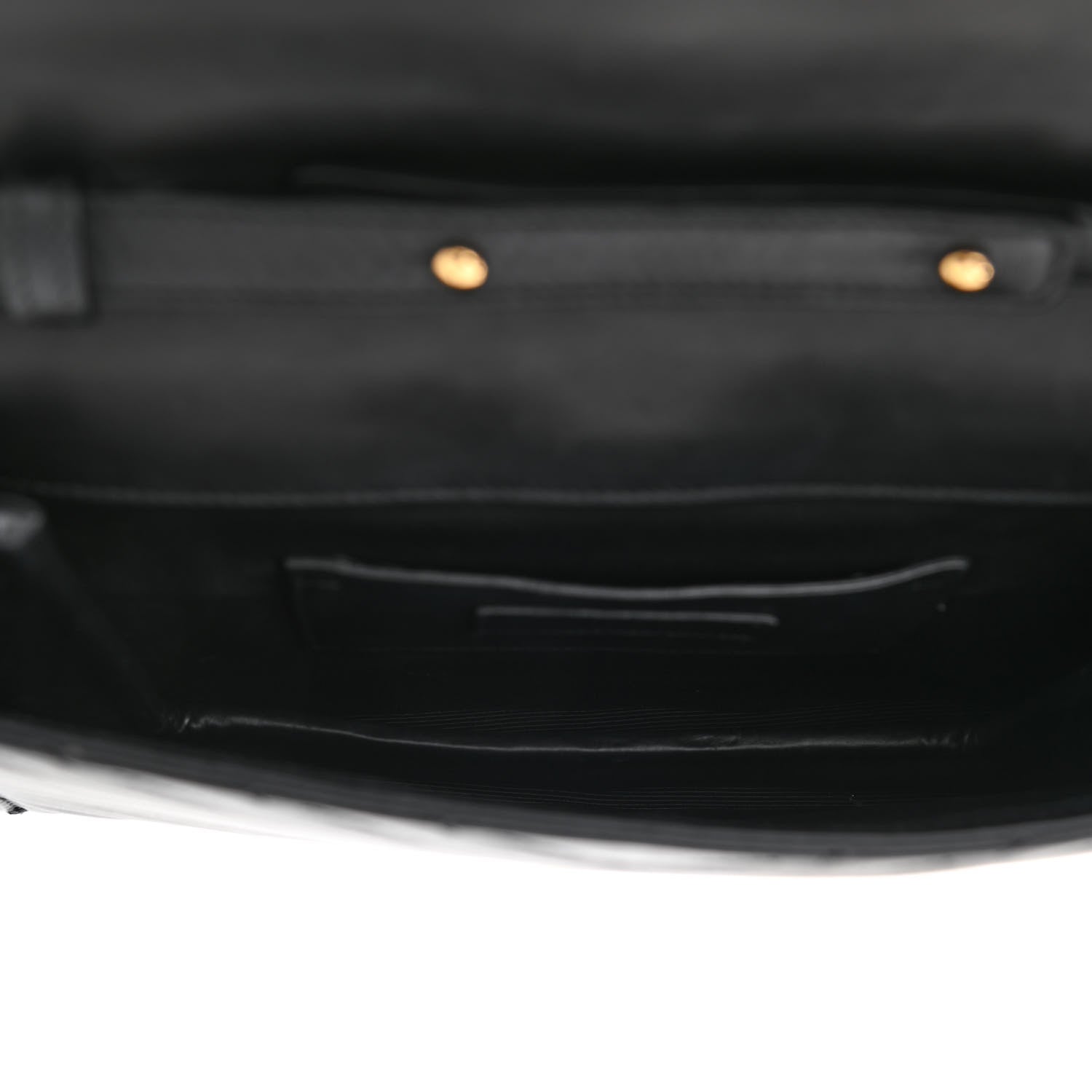 Saint Laurent Calfskin Matelasse Chevron Medium Monogram Satchel Black 5 of 8