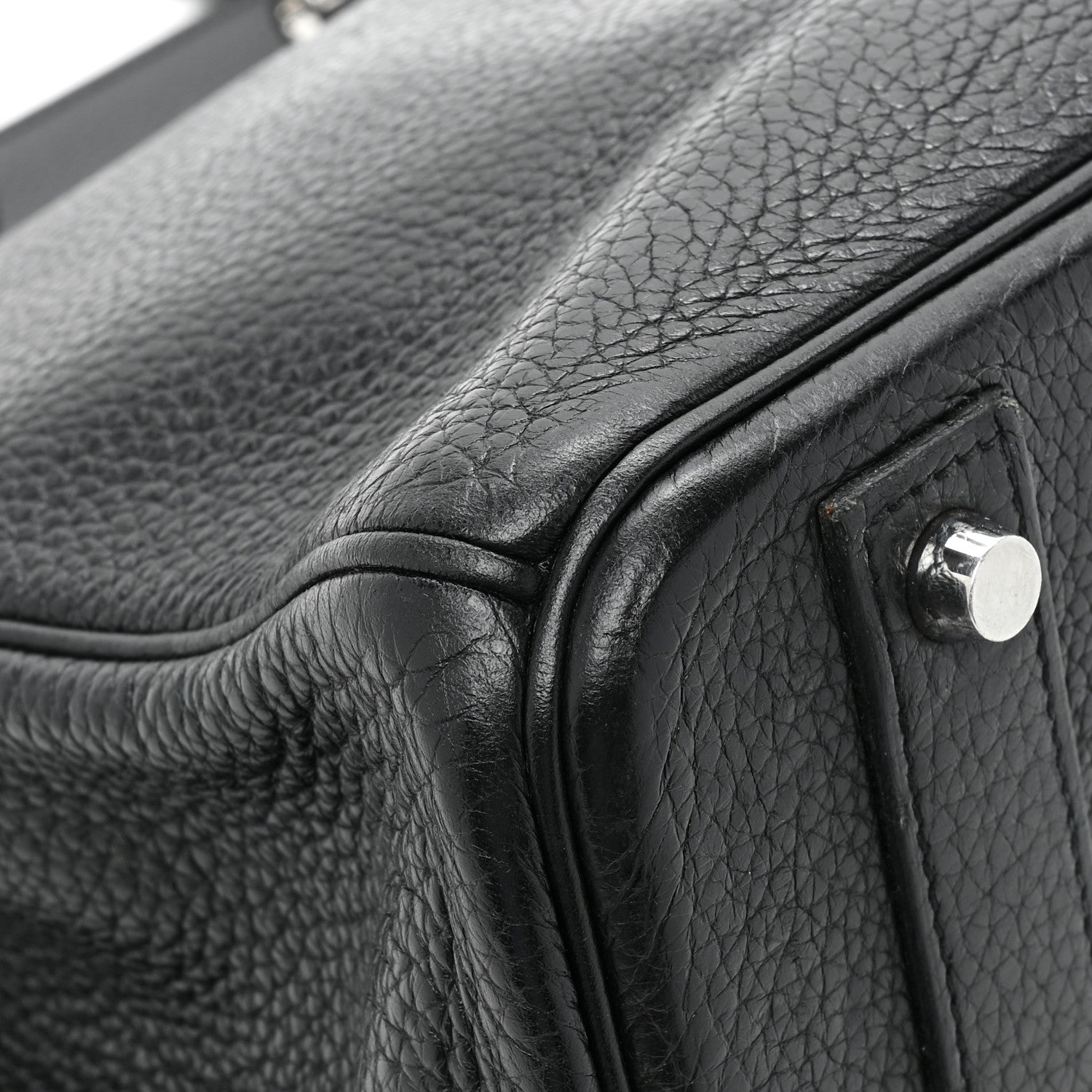 Hermes Taurillon Clemence Birkin 40 Black 13 of 17