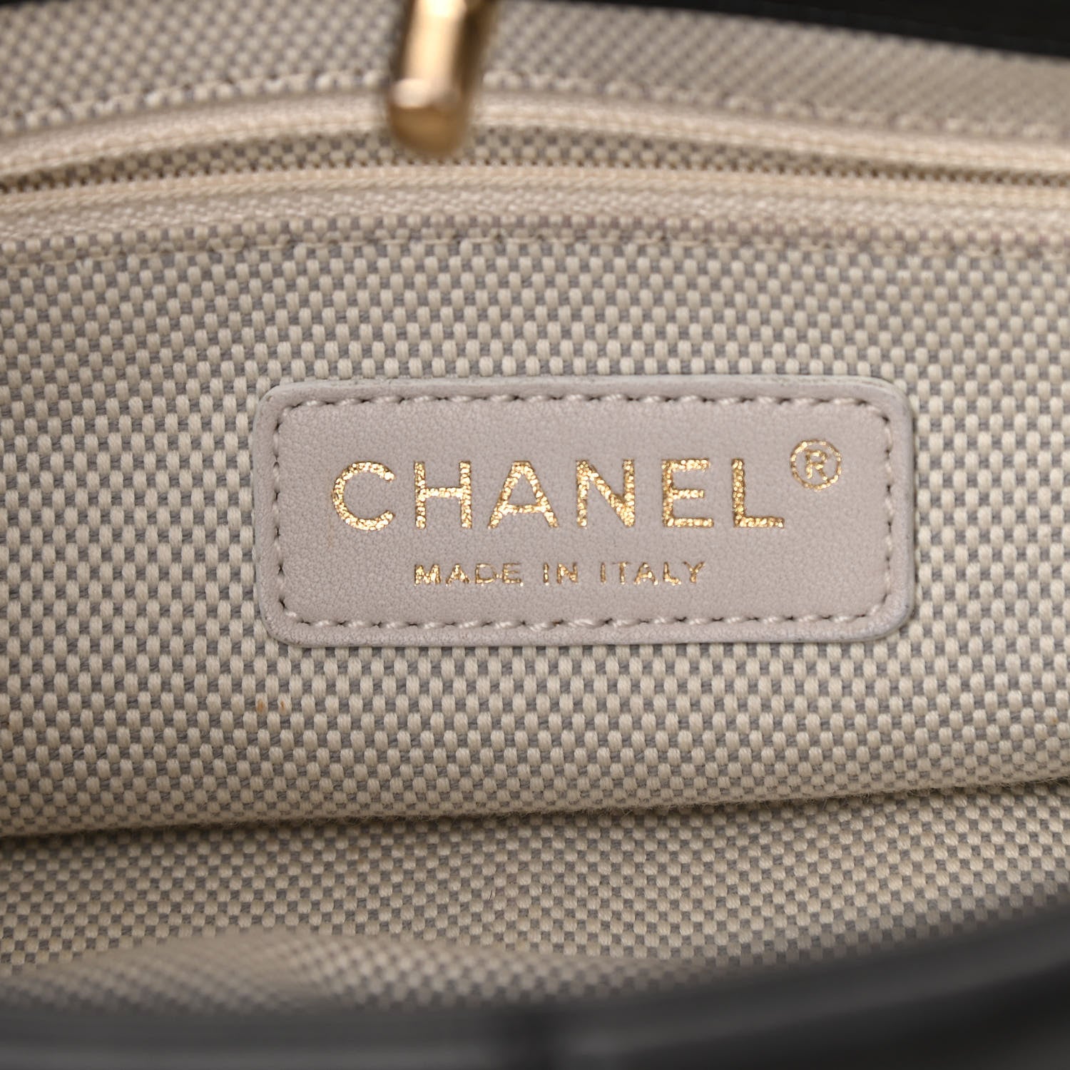 Chanel Calfskin Stitched Small Retro Chain Tote Black 5 of 10