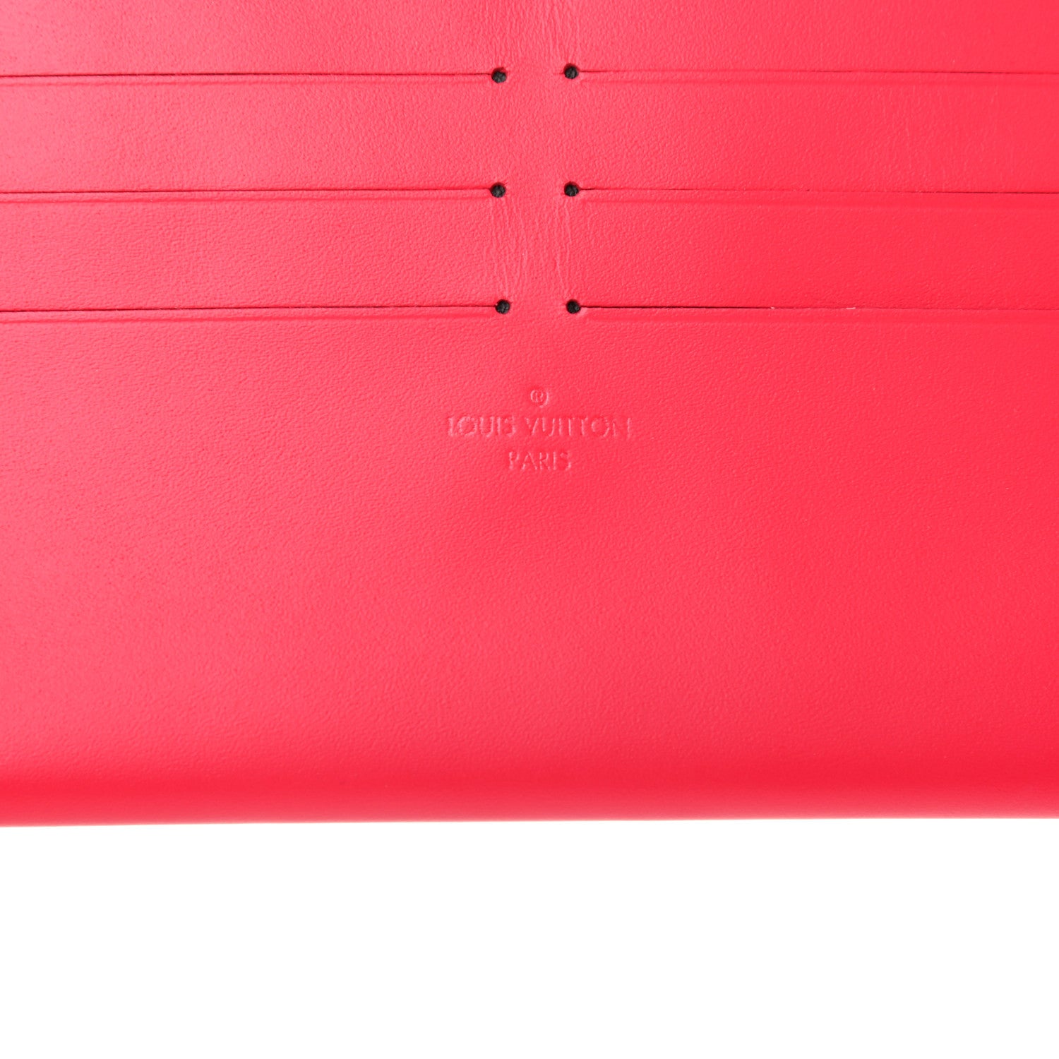 Louis Vuitton Calfskin Felicie Card Holder Insert Hot Pink 6 of 6