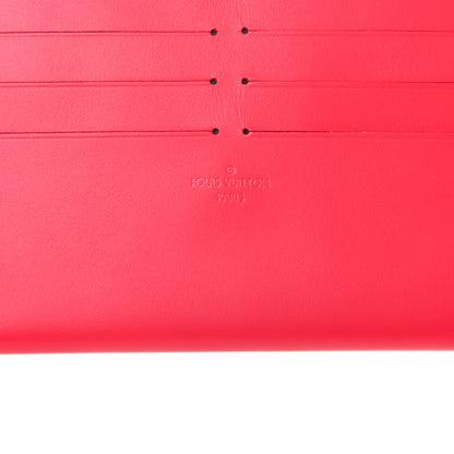 Louis Vuitton Calfskin Felicie Card Holder Insert Hot Pink 6 of 6