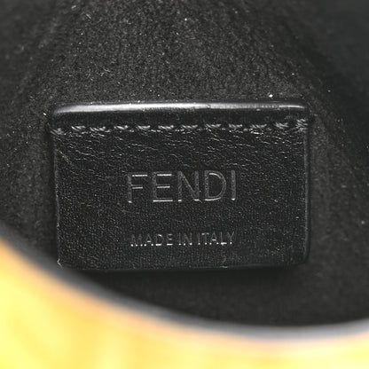 Fendi X SARAH COLEMAN Glazed Fabric Micro FF Vertigo Phone Holder Cyber Mimosa 6 of 14