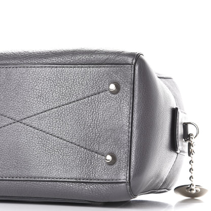 Marc Jacobs Calfskin Recruit Bauletto Satchel Tote Bag Grey 7 of 12