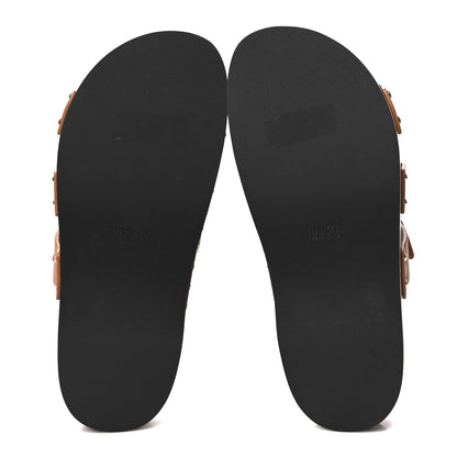 Hermes Calfskin Womens Kos Clog 39 Naturel 6 of 10