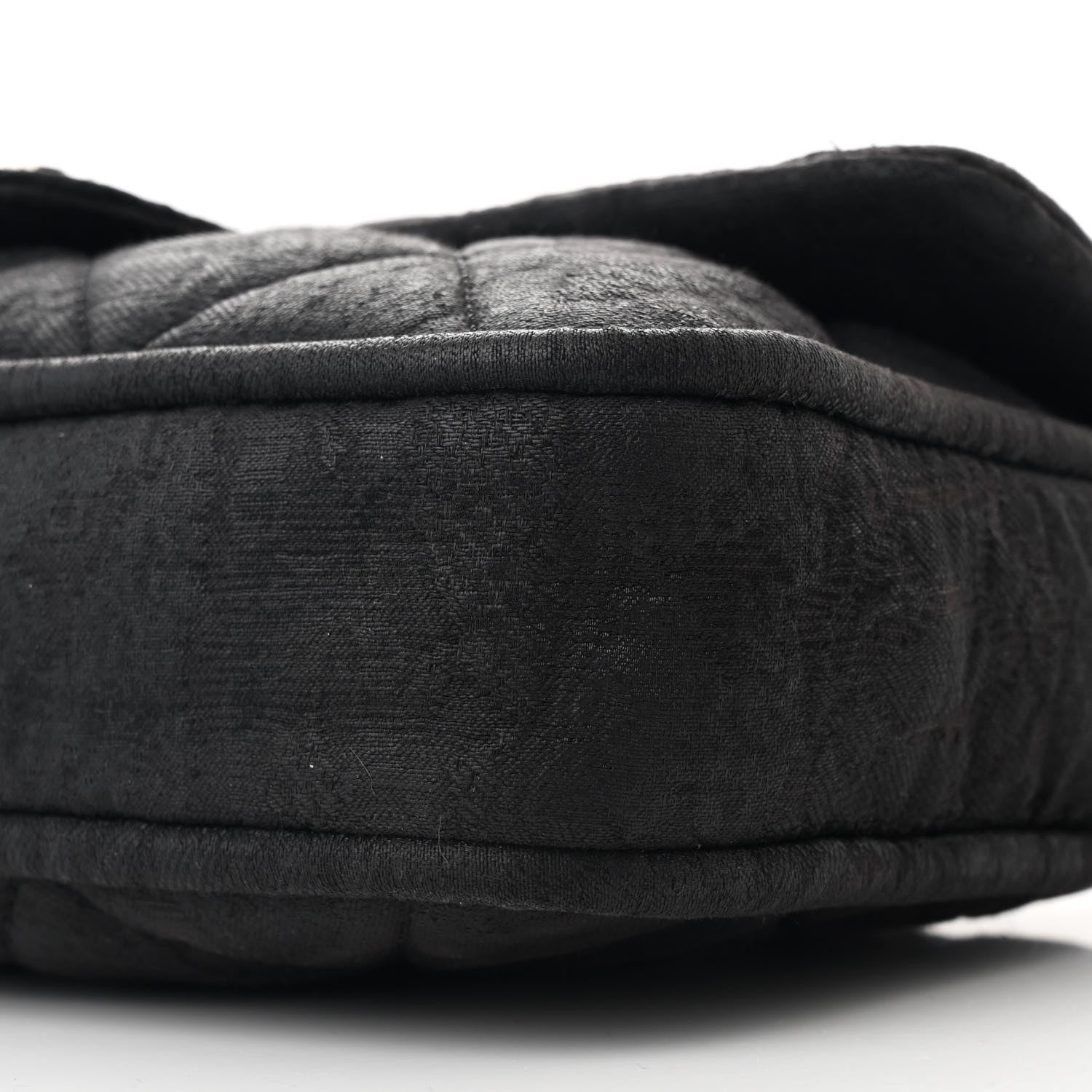 Chanel Coated Canvas Quilted Le Marais Flap Black 10 of 11