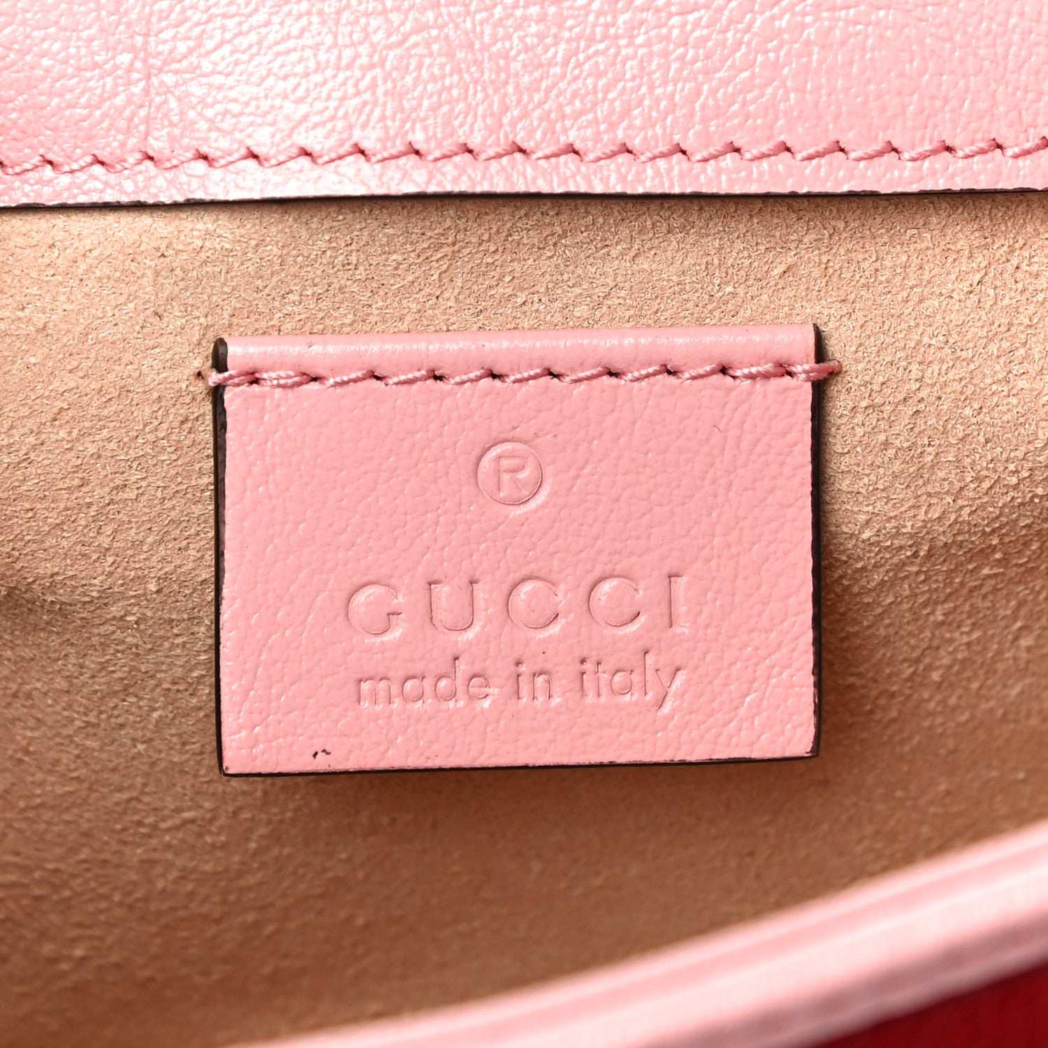 Gucci Azalea Calfskin Enamel Matelasse Diagonal Super Mini Torchon GG Marmont Shoulder Bag New Cherry Red Wild Rose 6 of 11