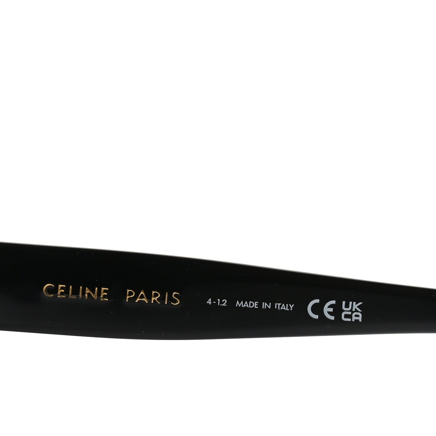 Acetate Triomphe Sunglasses CL40222F Black