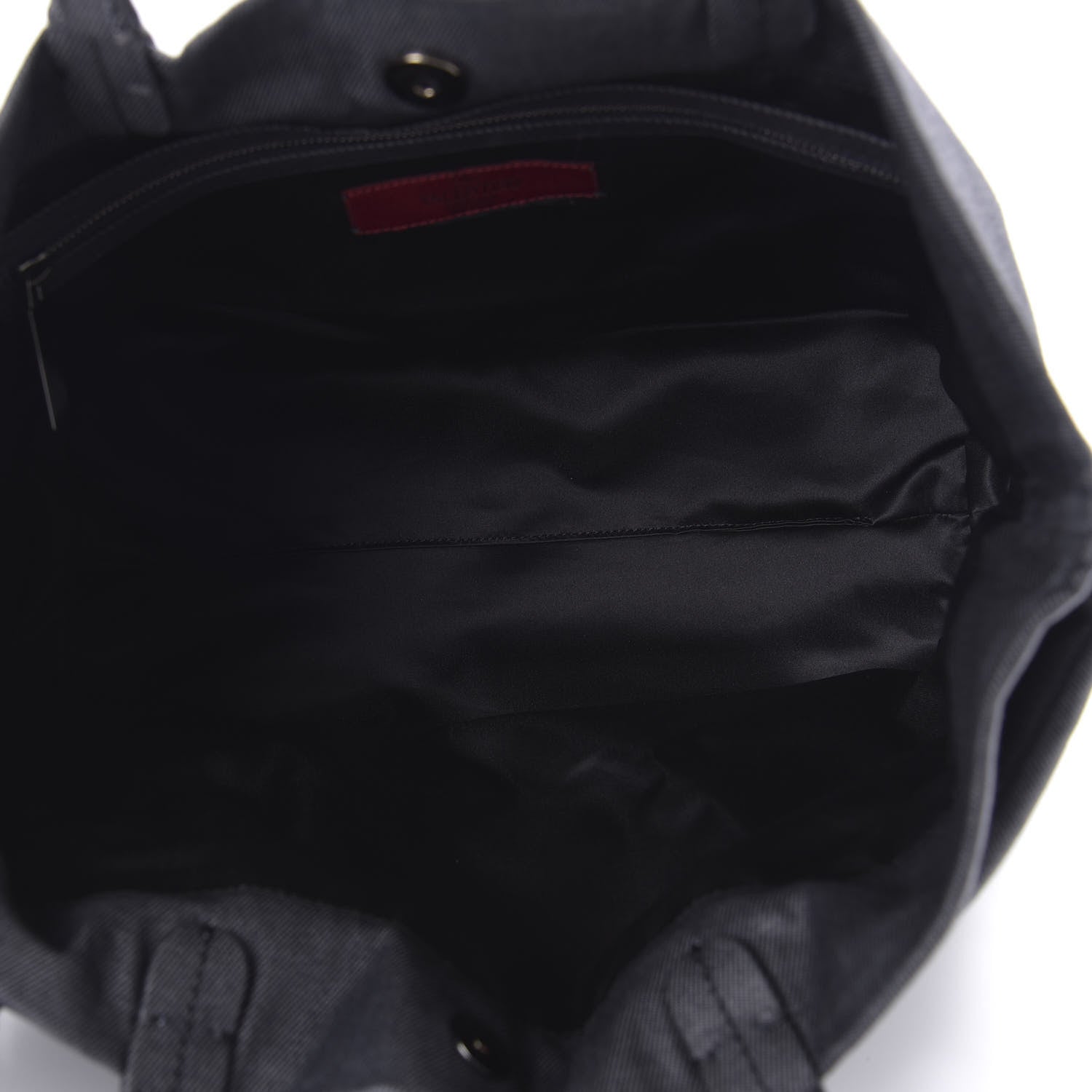 Valentino Garavani Canvas Lacca Bow Tote Black 5 of 9