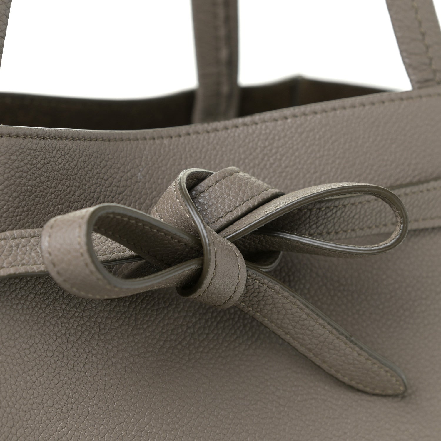 Celine Soft Grained Calfskin Medium Belt Cabas Phantom Taupe 11 of 15