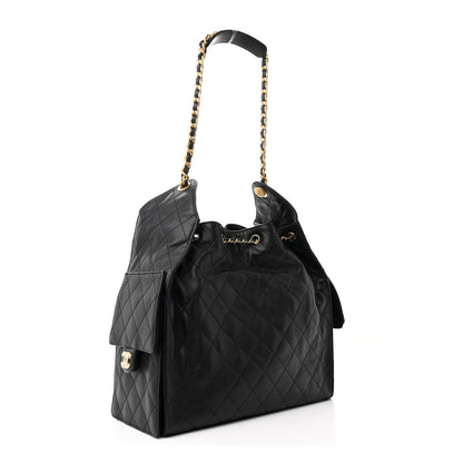 Chanel Caviar Quilted Medium Chanel 25 Handbag Black 4 of 12