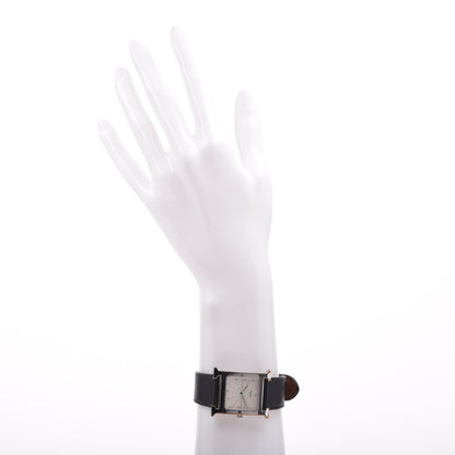 Hermes Stainless Steel Courchevel 26mm Heure H Hour Quartz Watch Noir 2 of 15