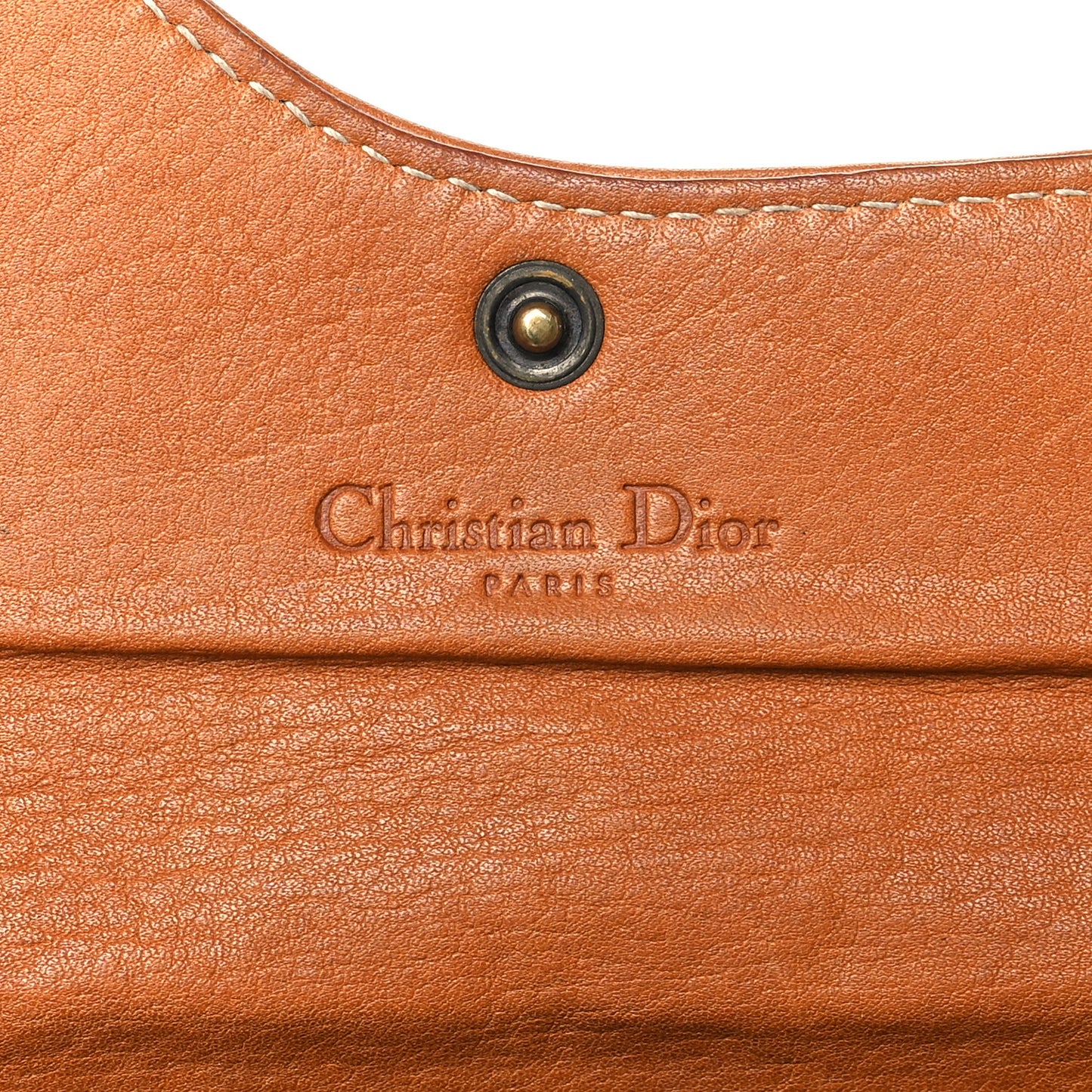 Calfskin Saddle Wallet Brown