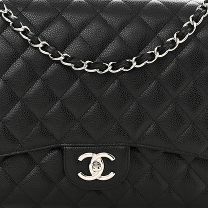 Chanel Caviar Quilted Maxi Double Flap Black 8 of 10