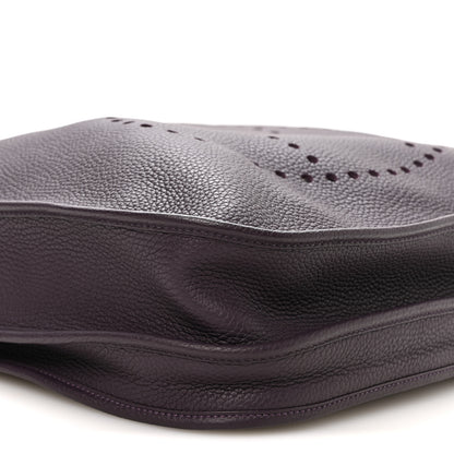 Hermes Taurillon Clemence Evelyne III TGM Prune 9 of 10