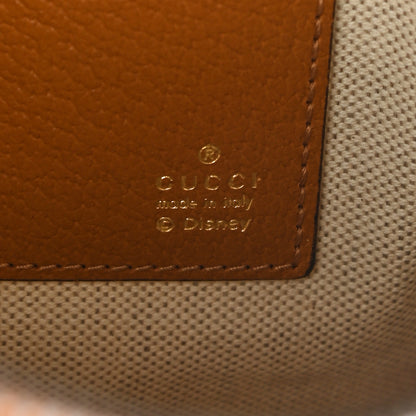 Gucci X DISNEY Mini Vintage GG Supreme Monogram Mickey Mouse Documents Holder Beige Vintage Sun Oil 6 of 8