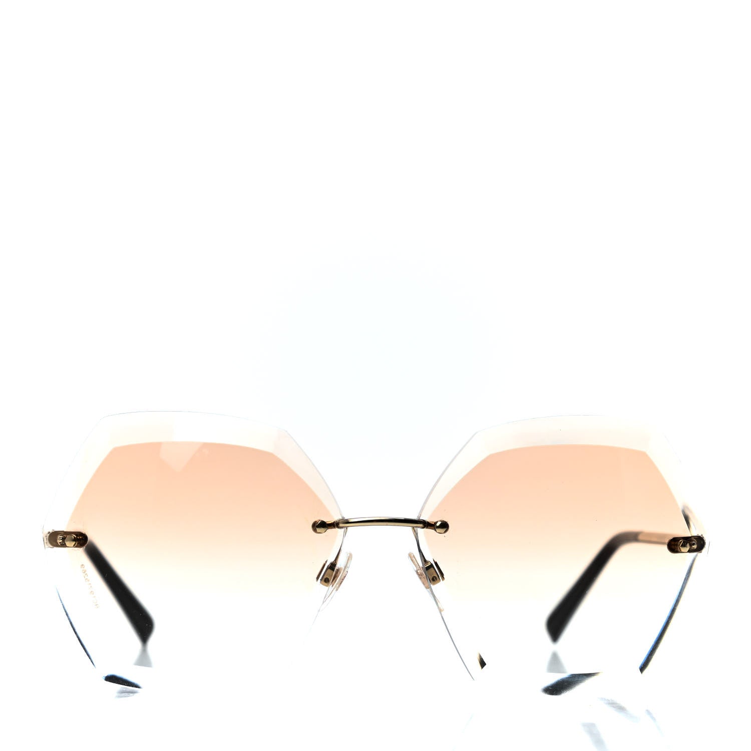 Chanel Round Sunglasses 71181 Gold Brown 2 of 4