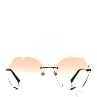 Chanel Round Sunglasses 71181 Gold Brown 2 of 4
