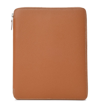 Hermes Epsom Globe Trotter Zip Agenda GM Gold 1 of 8