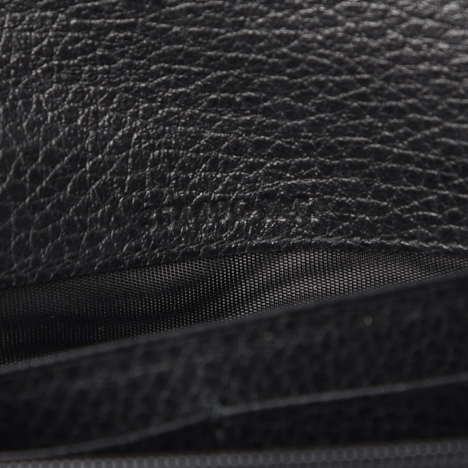 Gucci Dollar Calfskin Swing Continental Wallet Black 6 of 9