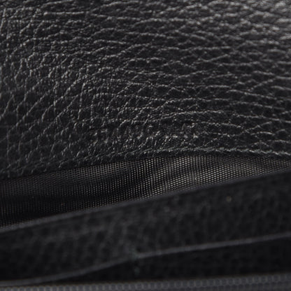 Gucci Dollar Calfskin Swing Continental Wallet Black 6 of 9