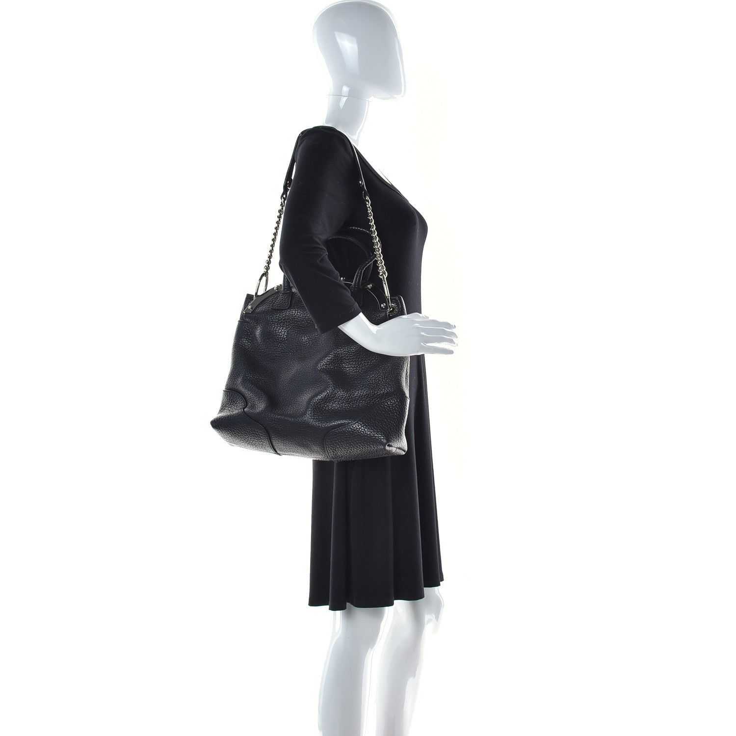 Dolce & Gabbana Calfskin Miss Camp Shoulder Bag Black 2 of 11