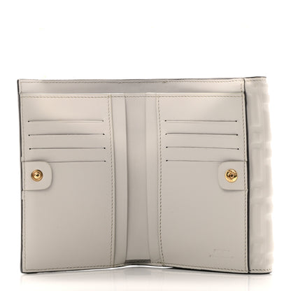 Fendi Nappa Matisse FF Embossed Medium Wallet Ghiaia 5 of 7