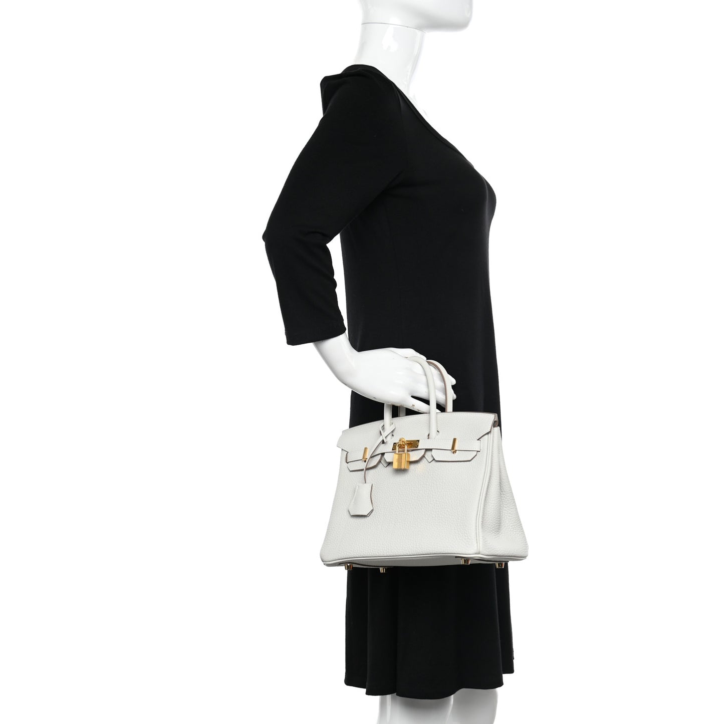 Togo Birkin 25 Gris Pale