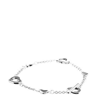 Tiffany Sterling Silver Heart Toggle Bracelet 2 of 4