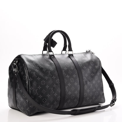 Louis Vuitton Monogram Eclipse Keepall Bandouliere 45 3 of 8