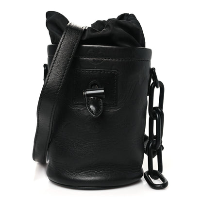 Louis Vuitton Shadow Monogram Chalk Nano Bag Black 1 of 9
