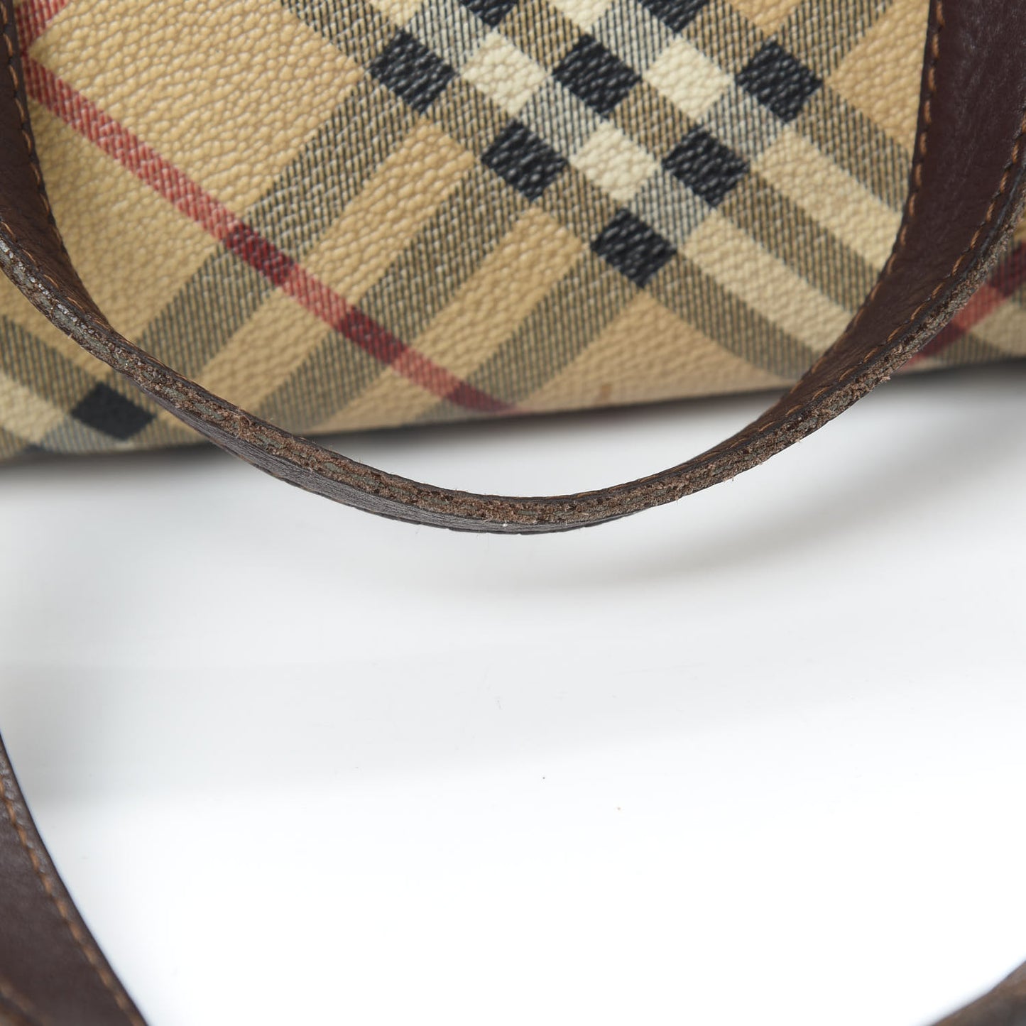 Haymarket Check Studded Tote Bag Chocolate
