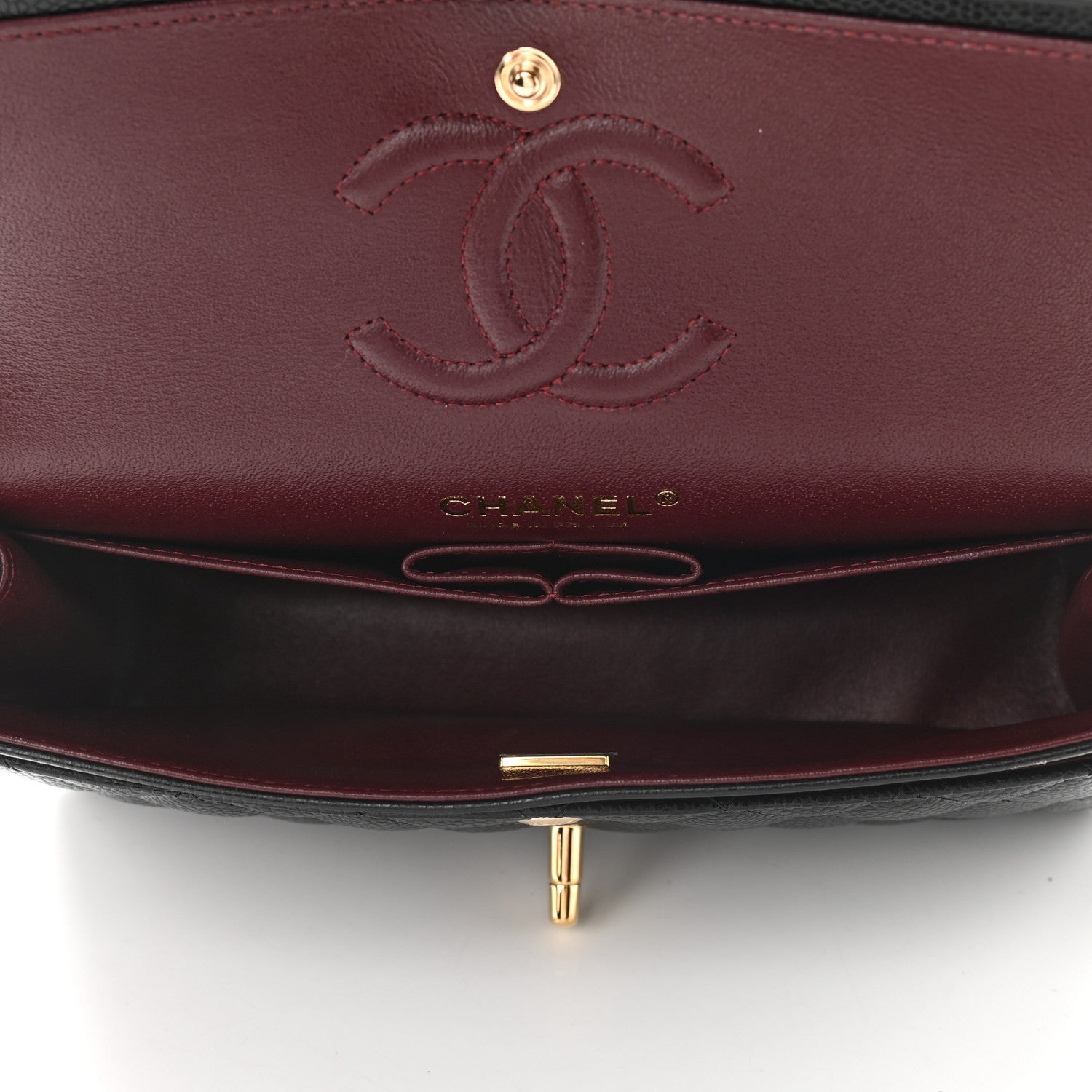 Chanel Caviar Quilted Small Double Flap Black 7 of 11